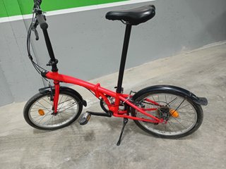 Bicicleta Plegable Roja