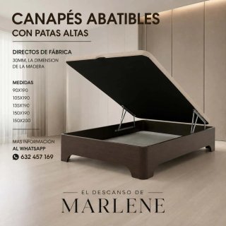 Canapés abatibles con patas altas Alta calidad