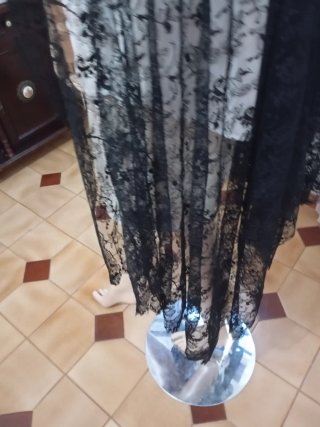 Mantilla Chantilly Negra