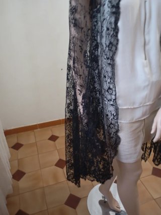 Mantilla Chantilly Negra