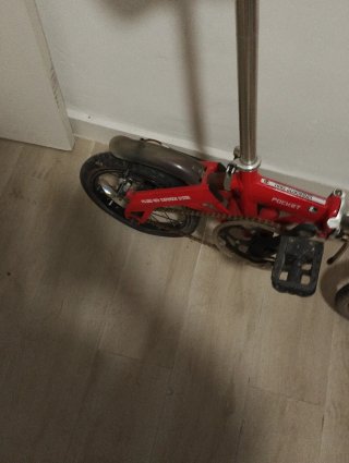 Bicicleta Plegable Monty Roja
