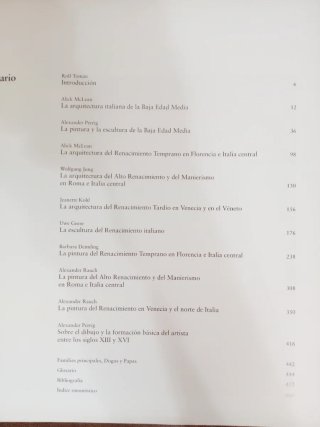 El Arte En La Italia del Renacimiento