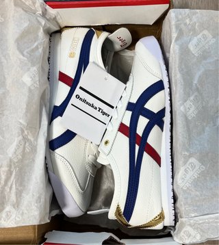 Onitsuka Tiger Mexico 66 Blanco, Azul y Rojo