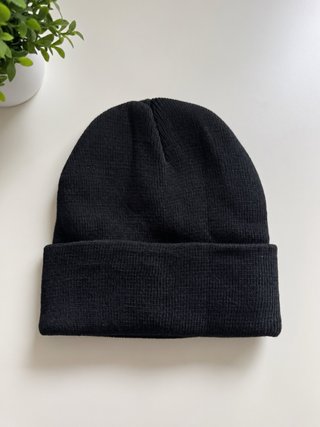 Gorro Unisex Invierno Cálido Tejido Negro