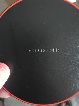 Cargador Rápido Inalámbrico Negro