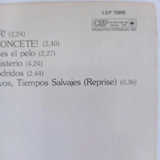 Ilegales LP Vinilo 1985 Promocional.