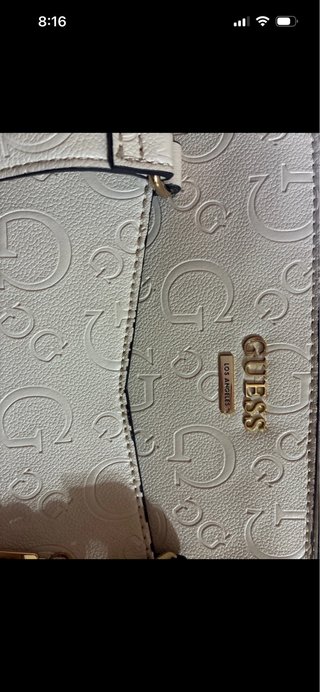 Bolso Guess Beige y Dorado