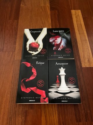 saga 4 libros crepúsculo