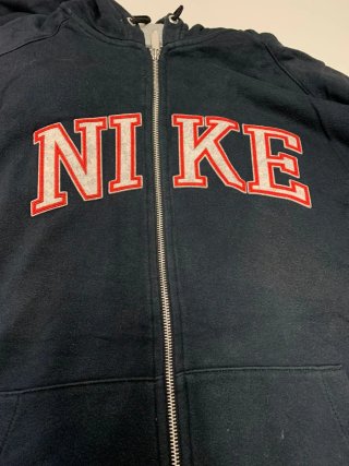 Sudadera Nike Azul con Cremallera y Logo