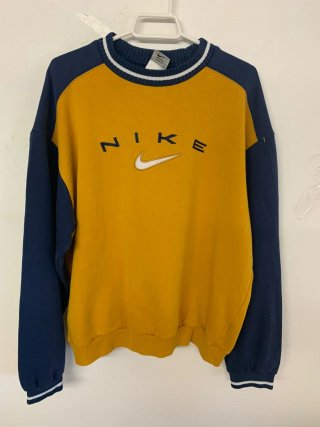 Sudadera Nike Azul con Cremallera y Logo