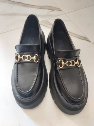 Mocassini donna con plateau