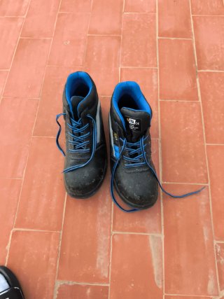 Botas de trabajo FAL negras y azules
