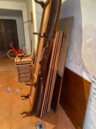 Armario ropero antiguo de madera