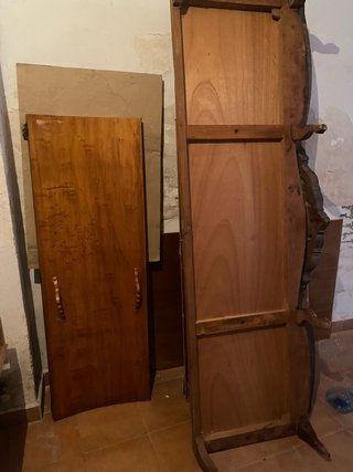 Armario ropero antiguo de madera