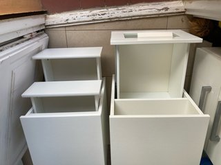 2 mesitas de noche blanco IKEA