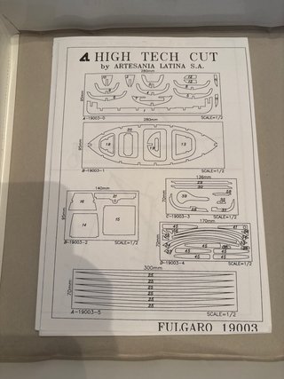 Maqueta Barco Fulgàro Artesania Latina