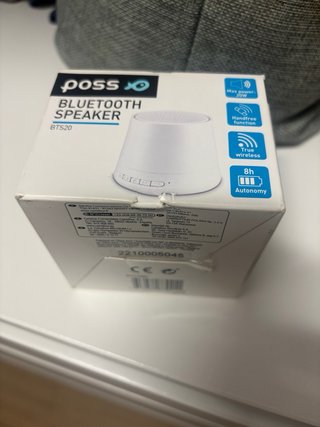 Altavoz Bluetooth Blanco nuevo