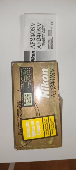 Cámara Nikon AF240SV Plata VINTAGE