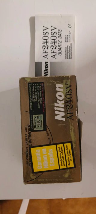 Cámara Nikon AF240SV Plata VINTAGE
