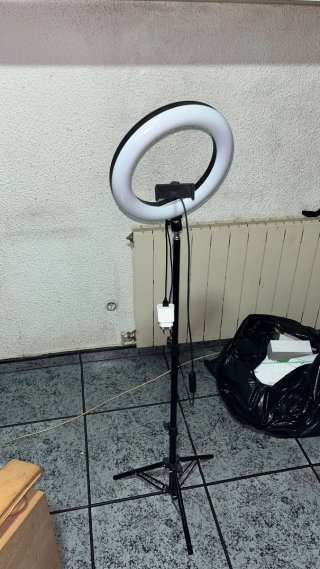 Aro de Luz LED con Soporte y Enchufe