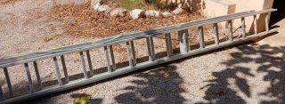Escalera de aluminio 10m