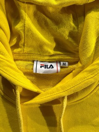 Felpa Fila Gialla con Logo