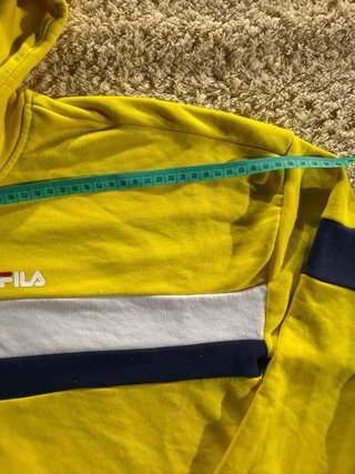 Felpa Fila Gialla con Logo