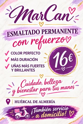 Manicura MarCan Esmaltado Permanente