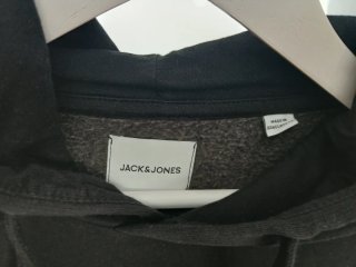 Sudadera Jack & Jones Negra con Capucha
