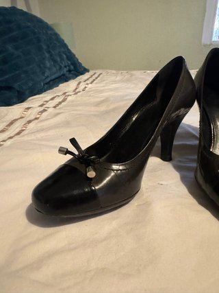 Zapatos Geox Negros Tacón Mujer