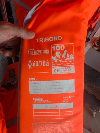 Chaleco salvavidas naranja