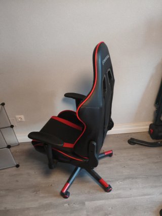 Silla Gamer Oversteel Negra y Roja