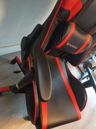 Silla Gamer Oversteel Negra y Roja
