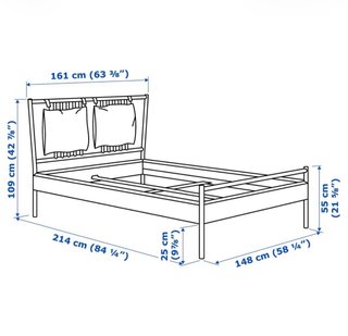 Estructura Cama Bjorksnas 140x200 Ikea