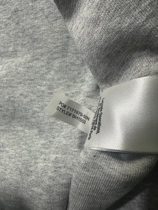 Chaqueta Bomber Lacoste Negra y Gris Talla M/L