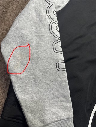 Chaqueta Bomber Lacoste Negra y Gris Talla M/L