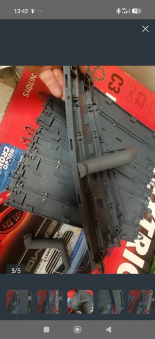 Puente Scalextric 1/32 pistas grises
