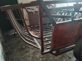 Carro empacadora metálico