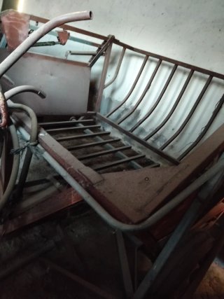 Carro empacadora metálico