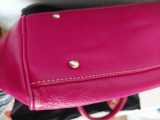 Bolso Piel Purificación García Fucsia
