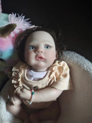 Muñeca Reborn Vinilo Cuerpo Tela