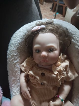 Muñeca Reborn Vinilo Cuerpo Tela