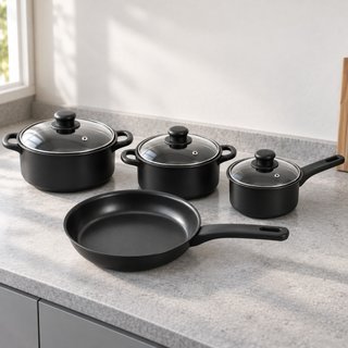 Batería de cocina 13 piezas con 6 utensilios