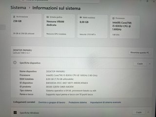 dell latitude 7200 2-in-1 i5/8gb/256gb