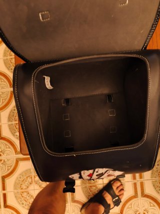 Bolsa para portaequipajes moto