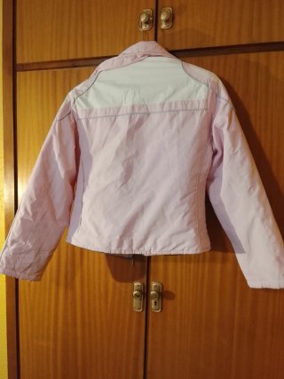 Chaqueta rosa y blanca FAST