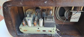 Radio Valvolare d'Epoca Phonola Mobile in Legno An