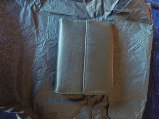 Cartera Anna and Robert Piel Negra Nueva
