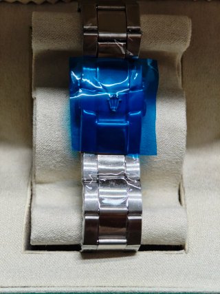 Reloj de lujo Negro y plateado