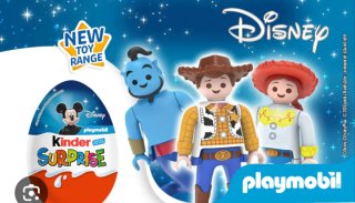 Figuras Kinder Sorpresa Disney Playmobil
